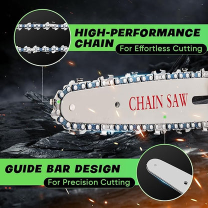 Saker Mini Chainsaw Cordless,6 Inch Chainsaw, Mini Electric Chainsaw Cordless Battery Powered,One-Hand Portable Chain Saw for Tree Trimming, Pruning&Wood Cutting, Gift for Men Dad Husband Father 2025