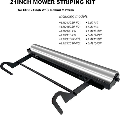 21inch Stainless Steel Mowers Striping Kit Compatible with EGO 21" Walk Behind Mowers AR2100 Easy to Install and Disassemble Create Stunning Lawn Patterns