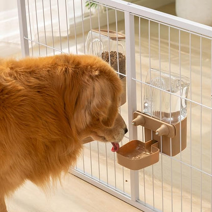 50 oz Rabbit Water Dispenser,Gravity Dog Water Bowl Dispenser for Cage,Auto Water Bottle for Ferret,Cat,Dog and Other Animals, Compatible with Widemouth Cages
