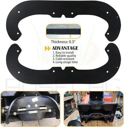 117-7700 Snow Blower Paddles with 117-7717 Scraper Blade Replaces Toro 117-7700 for Toro Power Clear 180 418ZE 418ZR 518ZE 518ZR 38282 38472 38473 38273 38283, 18" Power Clear Snowthrower