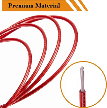 Pool Cover Cable and Winch - 100CW Heavy-Duty Pool Cover Cable and Ratchet for Securing Above Ground Swimming Pool Covers