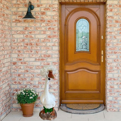 Porch Goose Wigs, Porch Goose Outfits Lawn Goose Statue Accessories for Outdoor Garden Patio Yard Goosey Decor （Style 13）