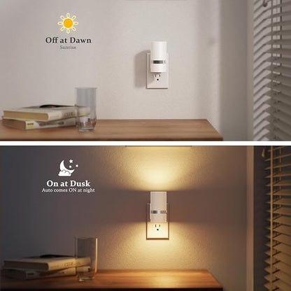 JandCase Night Lights Plug into Wall, Automatic Night Light