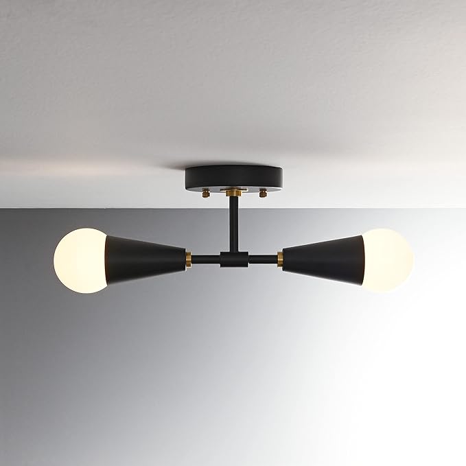 BRIGHTTIA Vicky 2 Light Cone Socket Wall Sconce
