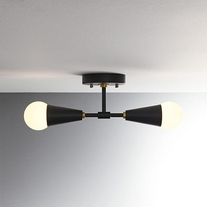 BRIGHTTIA Vicky 2 Light Cone Socket Wall Sconce