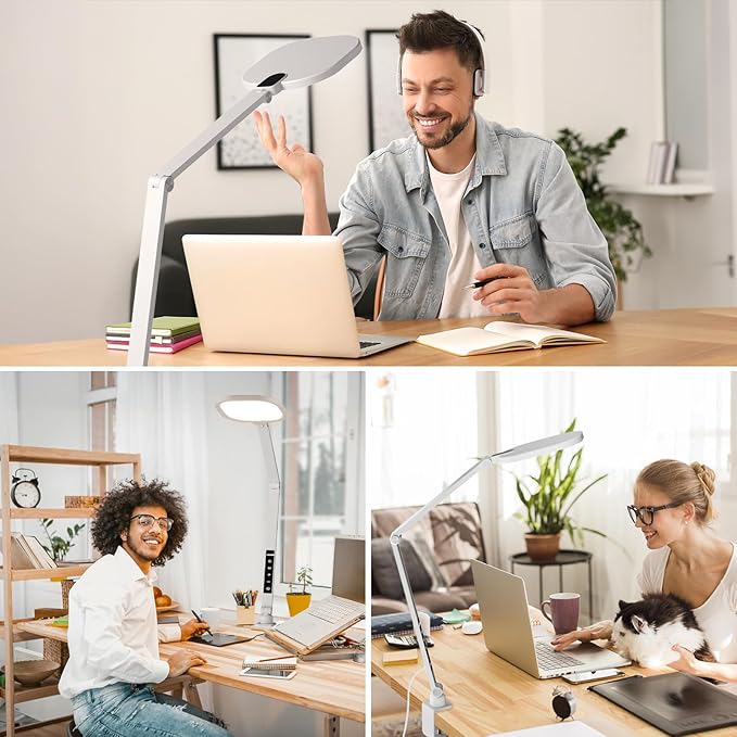 LED Desk Lamp for Home Office, 15W Desk Light