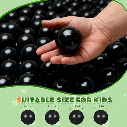 TRENDPLAY Plastic Balls for Ball Pits - Hollow Balls- Safe and Exciting Playtime - Perfect for Baby Pools, Birthday Party Decoration