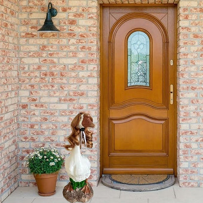 Porch Goose Wigs, Porch Goose Outfits Lawn Goose Statue Accessories for Outdoor Garden Patio Yard Goosey Decor （Style 8）