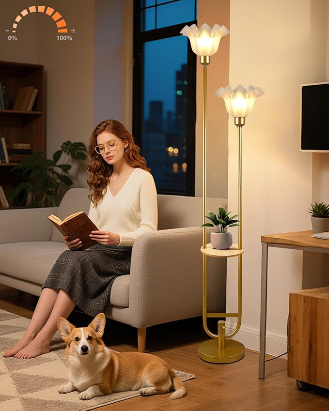 Dimmable Flower Floor Lamps