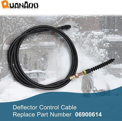 Deflector Control Cable 06900614 for Ariens Deluxe 24" 28" 30" 32" Platinum SHO 24" 30" AX 254cc Engine Snowblower Replace Gravely 885912 Snow Blower Replacement Chute Deflector Cable