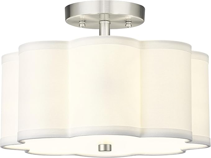 Semi Flush Mount Ceiling Lights, 3-Light 13" Ceiling Light Fixtures