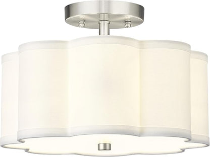 Semi Flush Mount Ceiling Lights, 3-Light 13" Ceiling Light Fixtures