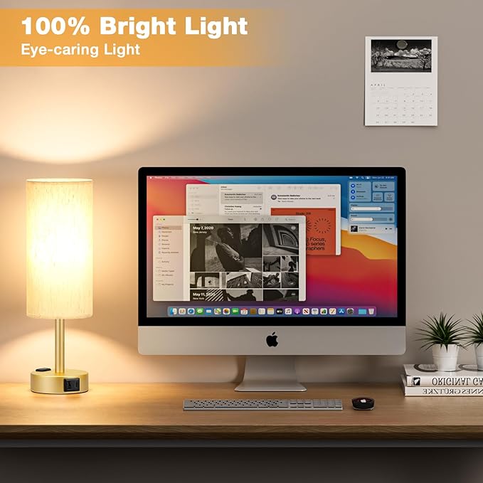 Gold Touch Table Lamps Set