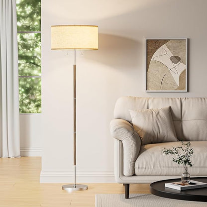 2-Light Floor Lamp, Mid Century Floor Lamp