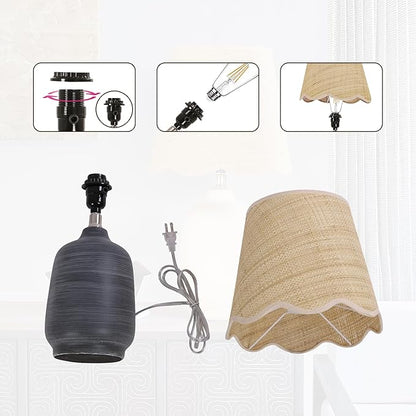 Pia Ricco 19" Modern Ceramic Table Lamp