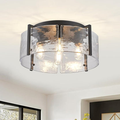 17.3“ Semi Flush Mount Ceiling Light Fixture