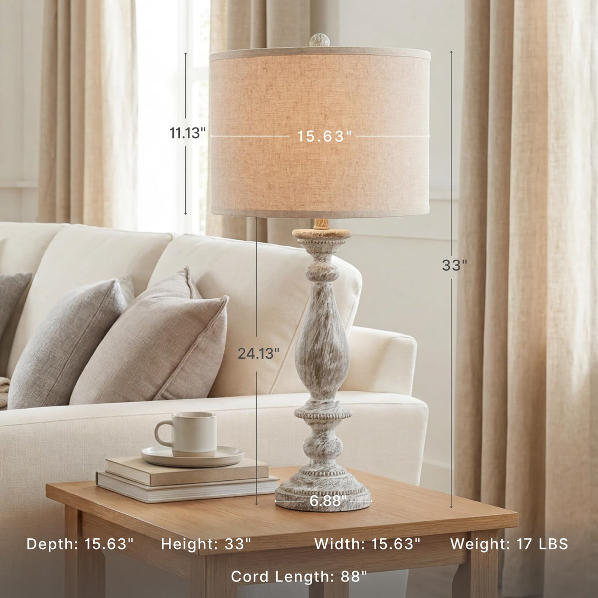 Table Lamps Set of 2 (2 Count)