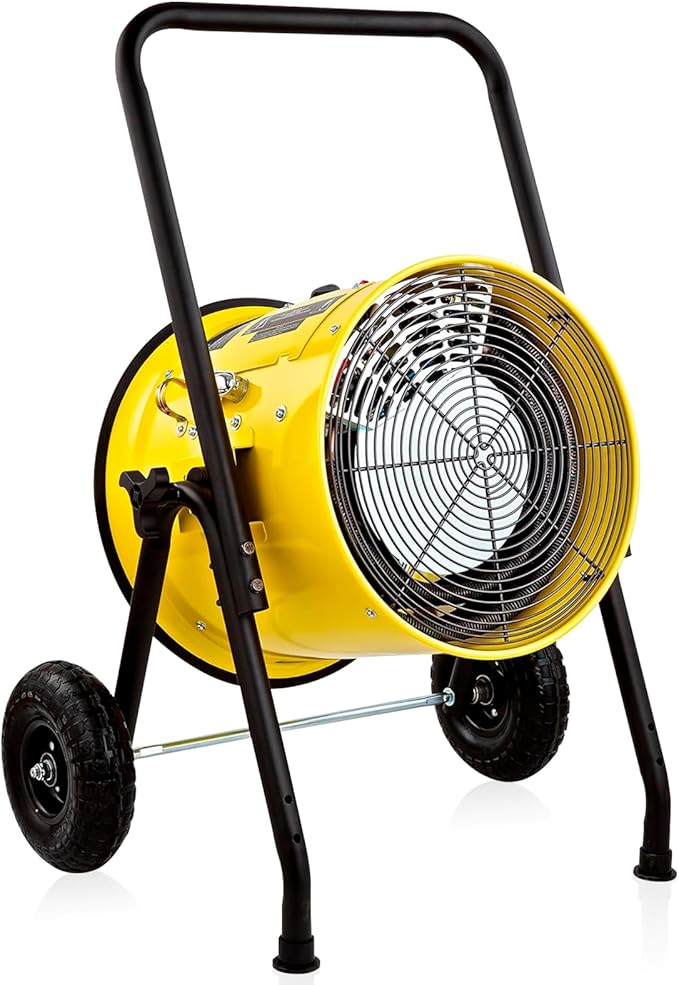 DR. INFRARED HEATER DR-PS11524 Salamander Construction 15000-Watt, Single Phase, 240-Volt Portable Fan Forced Electric Heater