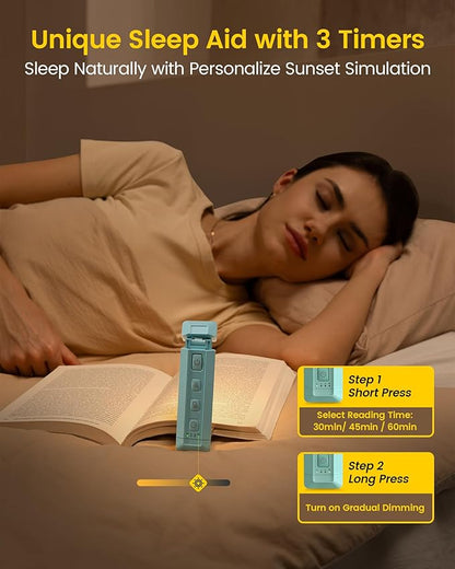 Glocusent Extendable Book Lights