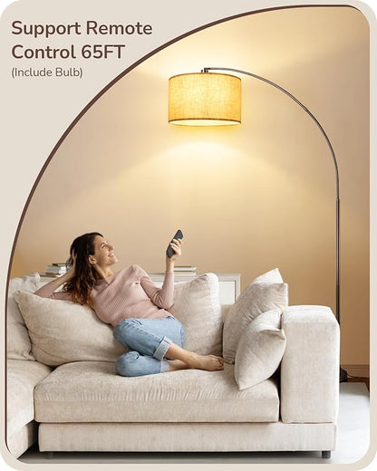 EDISHINE Dimmable Mid Century Modern Floor Lamp