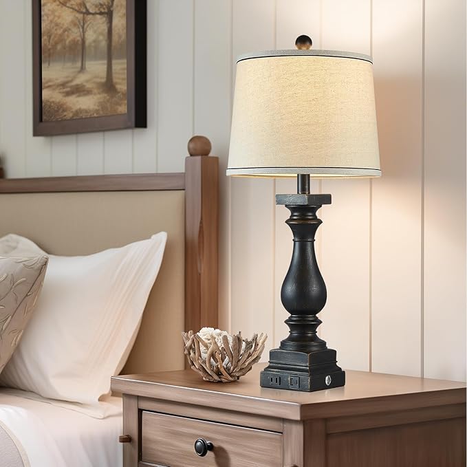 28" Tall Farmhouse Table Lamps