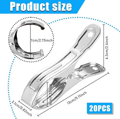 28 Feet Round Leaf Net Cover for Above Ground Pool, Winter Cover Mesh Cover with 20 Pcs Large Metal Clips，Pool Safety Net Fits 28FT Above Ground Pools, Keeps Leaves Out of Your Pool