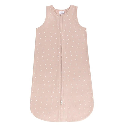 Ely's & Co. 100% Cotton Wearable Blanket Baby Sleep Bag 2 Pack (12-18 Months, Blush)