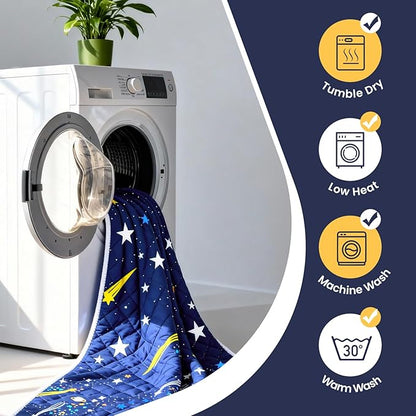 Bed Wetting Pads for Kids & Toddlers, 5 Layer Waterproof Washable Pee Pads, Potty Training Mattress Protector, Absorbent Chuck Pads Non Slip for Kids, Hospitals, Pets, Senior - 40" X 60" Blue, 1 Pack
