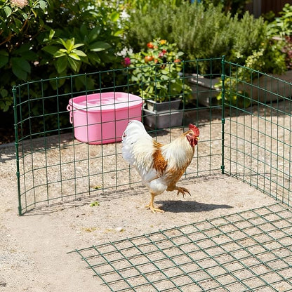Wire Mesh Roll for Poultry Cages 36IN x50FT- Heavy Duty Fencing Net for Farm Garden Animal Plant Protection, Chicken Wire Fence, Easy to Install Fencing for Rabbits, Birds, Vegetables (Green)