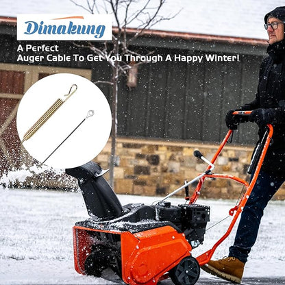 06900438 Snow Blower Auger Upper Traction Cable Fits for Ariens Compact 20 24 SNO-Tek 24 28 120V ST24 Snowblower Replacement Parts #24916003 AMP 24916303