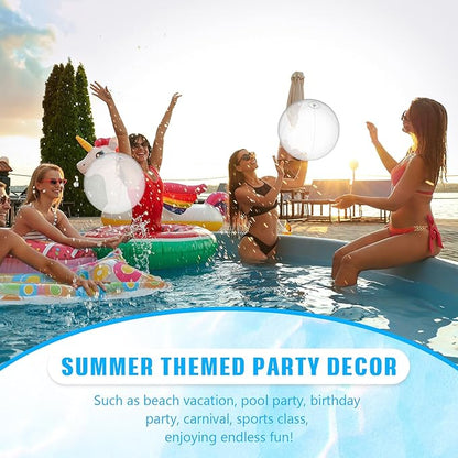 2 Pcs Inflatable Beach Ball 8 inch Swimming Pool Balls Summer