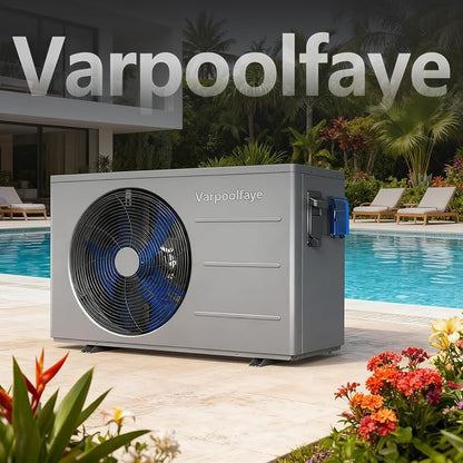 40000 BTU Swimming Pool Heat Pump, 12,000 Gallon Electric Pool Heater Above and Inground Pool,WiFi App Control, Heating or Cooling Pool Heater 220V/60Hz