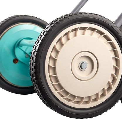 American Lawn Mower Company 1304-14GC 14-Inch 5-Blade Push Reel Lawn Mower with Grass Catcher, Mint
