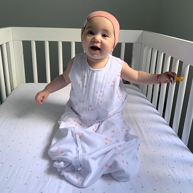 Baby Wearable Blanket - Baby Sleep Sack 100% Interlock Knit Cotton - Sleep Sack 12-18 Months - Comfy Soft Lightweight, 2-Pack Set