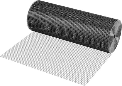 VEVOR Hardware Cloth, 36'' x 100' 1/2inch Galvanized Wire Mesh Roll, 19 Gauge Chicken Wire Fencing Roll, Vinyl Coating Metal Wire Mesh for Chicken Coop Barrier, Rabbit Snake Fences, Poultry Enclosures