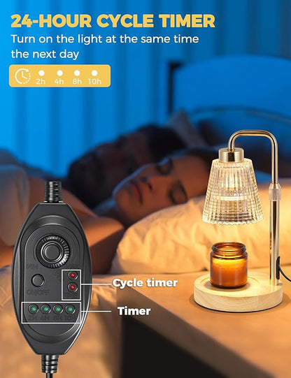 Candle Warmer Lamp with Timer Dimmable, Birthday Gifts