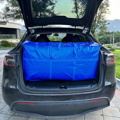 66 Gallon Extra Large Storage Bags, Huge Moving Bags Heavy Duty with Zipper and Stronger Handles, Big Foldable Duffle Bag for Travel - Waterproof Material Protects from Dust and Moisture - Storage