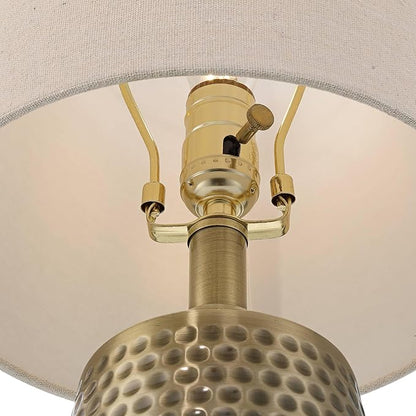 360 Lighting Argus 16 1/4" High Small Modern Accent Table Lamp Gold Textured