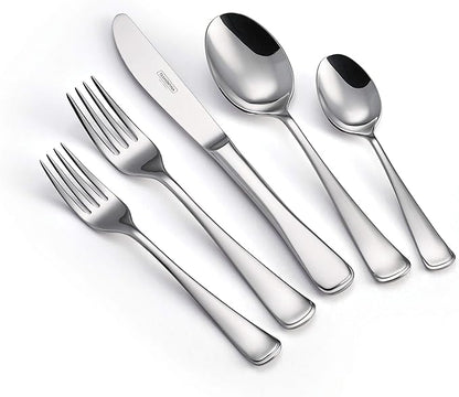 Tramontina 20 Piece Silverware Set - Monaco Utensils Set