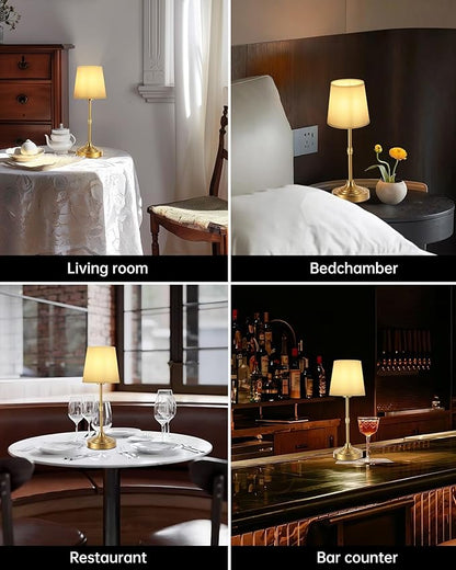 Portable LED Table Lamp, Rechargeable Cordless Desk Lamp