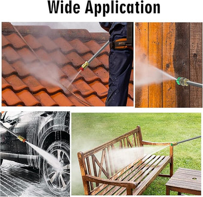Pressure Washer, Power Washer, 20FT Hose with Storage Coil,35FT Power Cord 4 Different Tips Foam Cannon Power Washer, Foam Cannon, for Cars, Patios, and Floor Cleaning