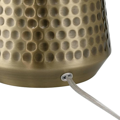 360 Lighting Argus 16 1/4" High Small Modern Accent Table Lamp Gold Textured