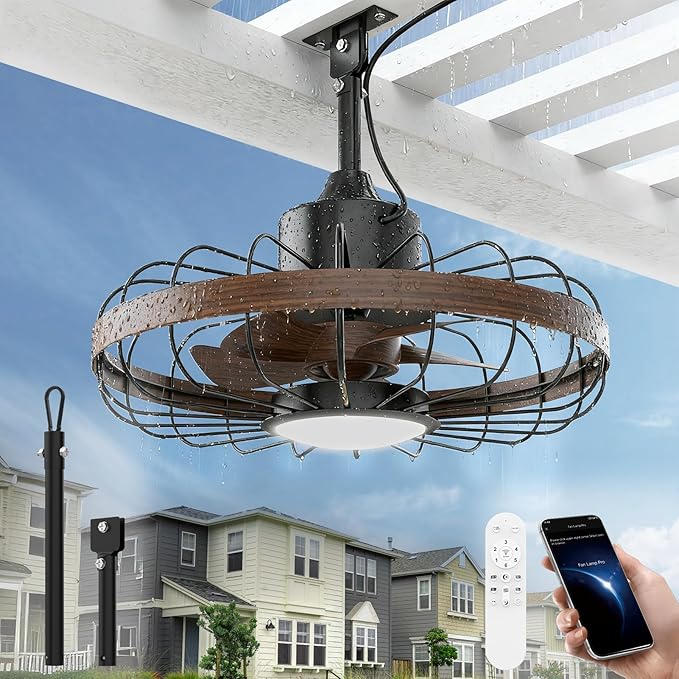 Outdoor Ceiling Fans with Light