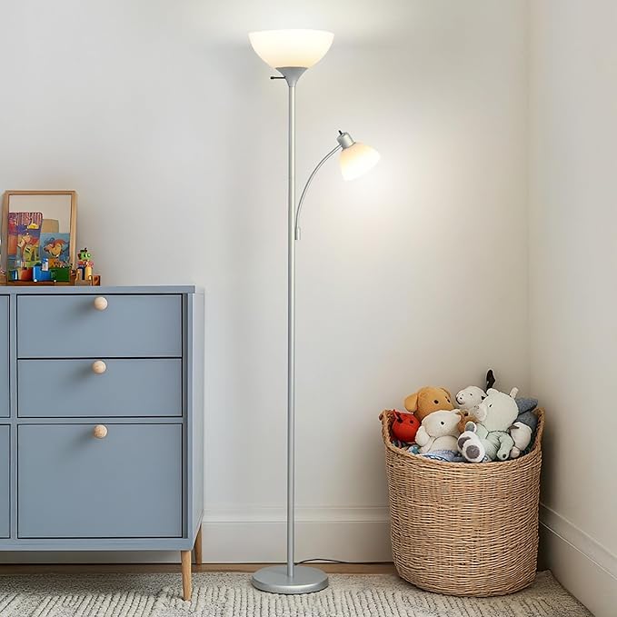 Brightech Sky Dome Plus LED Floor lamp, Torchiere Super Bright Floor Lamp