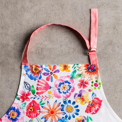Maison d' Hermine 100% Cotton Apron for women with Pocket Kitchen Chef Apron for Men Cooking Easter Decorations