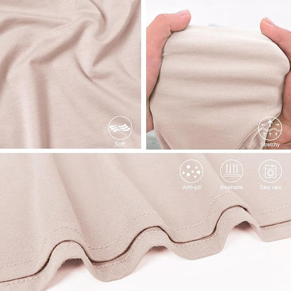 Newborn Swaddle Blanket with Hat Set Baby Swaddle Set Hospital Receiving Blankets for Girls Boys(Neutral,35"*35")