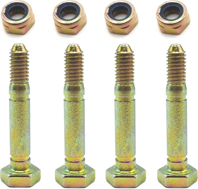 4 Set 51001500 5/16inches Shear Bolts and Nuts for Ariens 510015 51001500 John Deere AM122156 AM136890 Snow Blower