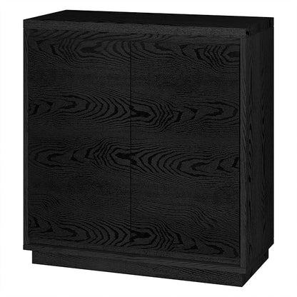 Henn&Hart Presque Accent Cabinet, 30" Wide, Black