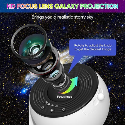 Galaxy Projector, 13 in 1 HD Planetarium Star Projector