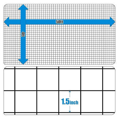 Fencer Wire 16 Gauge Hardware Cloth, Black Vinyl Coated Welded Wire Mesh, Chicken Coop Wire Fence, 1.5 inch x 1.5 inch Grid (4 ft. x 50 ft.)